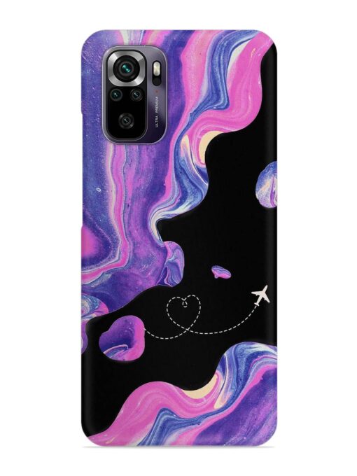 Glitter Art Snap Case for Xiaomi Redmi Note 10 Zapvi