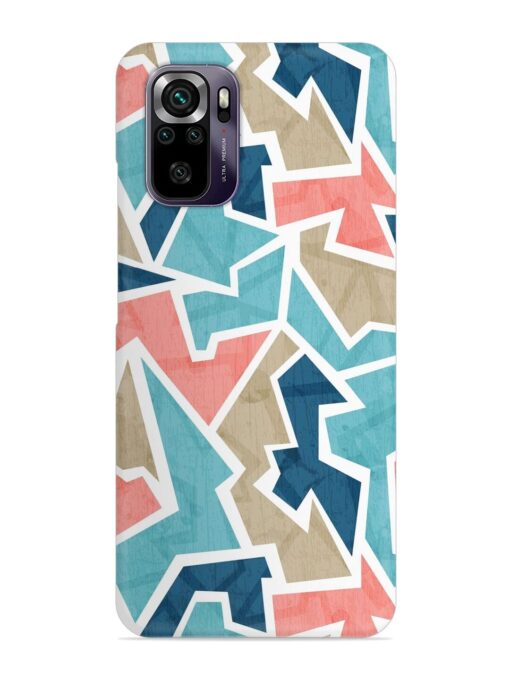 Vintage Geometric Triangle Snap Case for Xiaomi Redmi Note 10