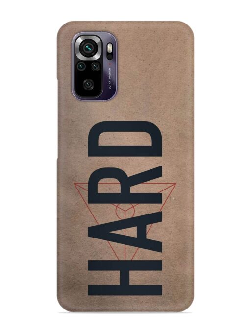 Hard Typo Snap Case for Xiaomi Redmi Note 10 Zapvi