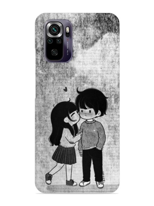 Couple Love Highlights Snap Case for Xiaomi Redmi Note 10 Zapvi