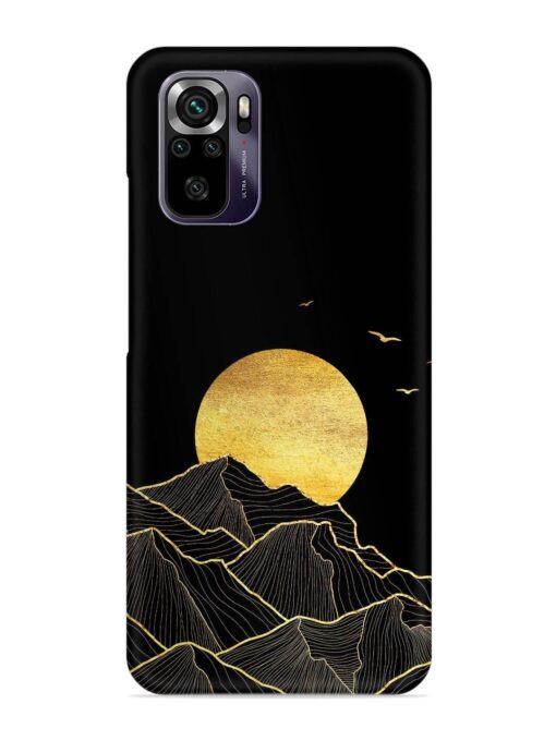 Golden Sunrise Snap Case for Xiaomi Redmi Note 10 Zapvi