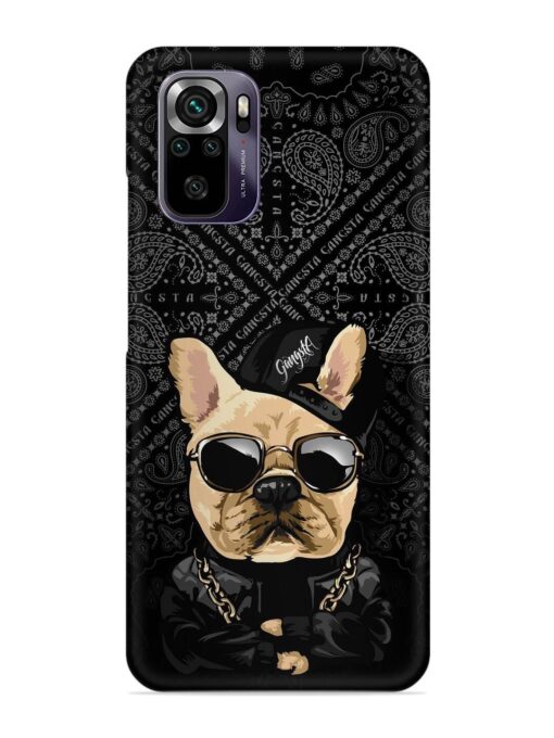 Gangsta Cool Sunglasses Dog Snap Case for Xiaomi Redmi Note 10