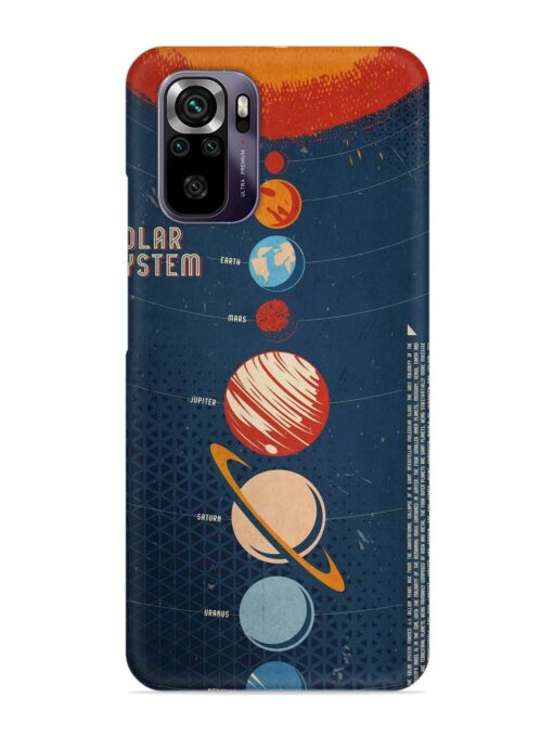 Solar System Vector Snap Case for Xiaomi Redmi Note 10 Zapvi