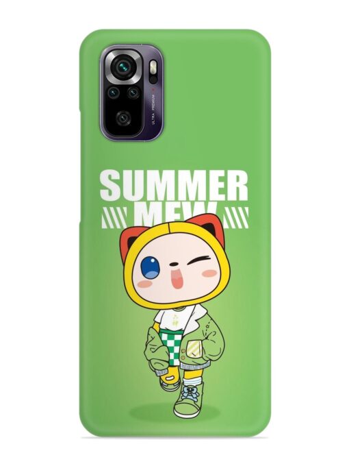 Summer Mew Snap Case for Xiaomi Redmi Note 10 Zapvi