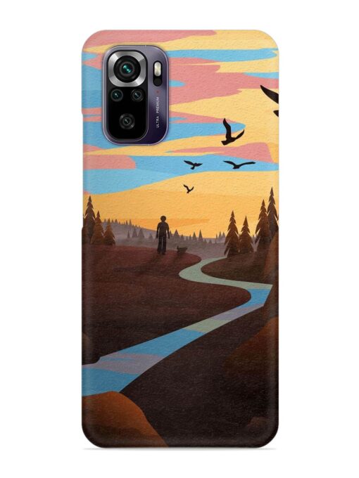 Natural Landscape Art Snap Case for Xiaomi Redmi Note 10 Zapvi