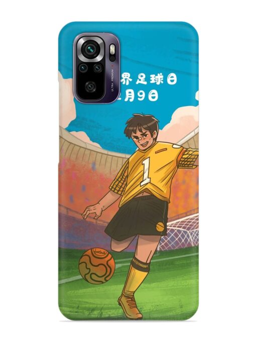 Soccer Kick Snap Case for Xiaomi Redmi Note 10