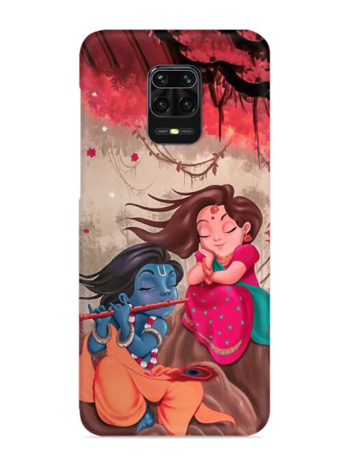 Radhe Krishna Water Art Snap Case for Xiaomi Redmi Note 10 Lite Zapvi