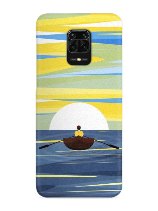 Rowing Person Ferry Paddle Snap Case for Xiaomi Redmi Note 10 Lite Zapvi