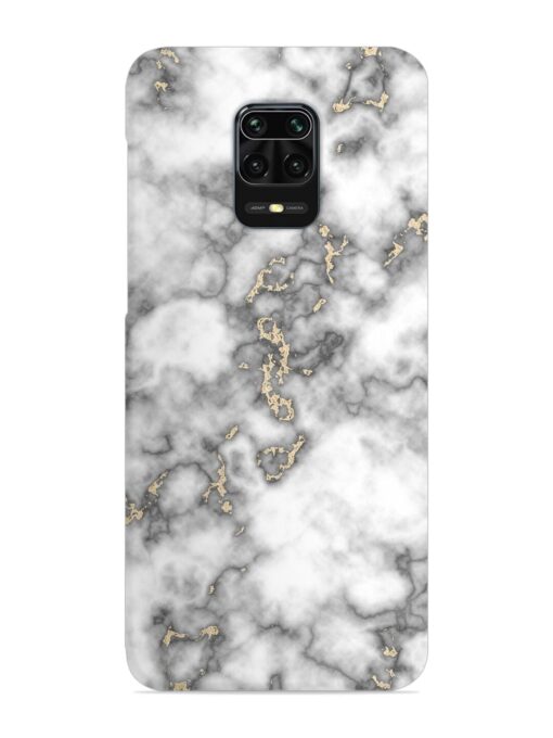 Gray And Gold Marble Snap Case for Xiaomi Redmi Note 10 Lite Zapvi