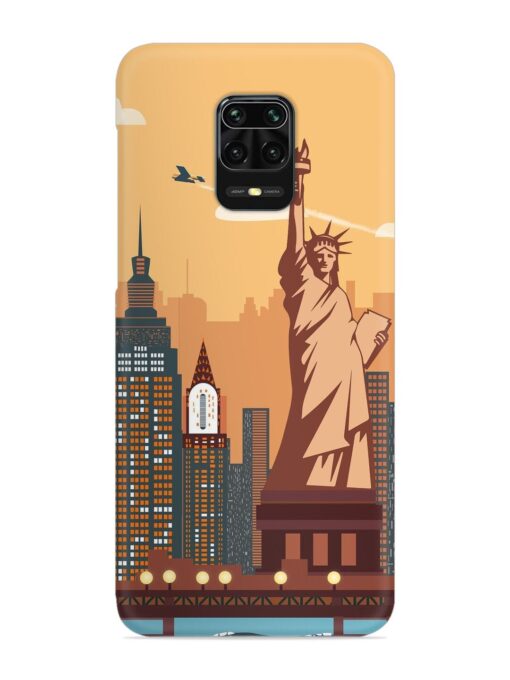 New York Statue Of Liberty Architectural Scenery Snap Case for Xiaomi Redmi Note 10 Lite Zapvi