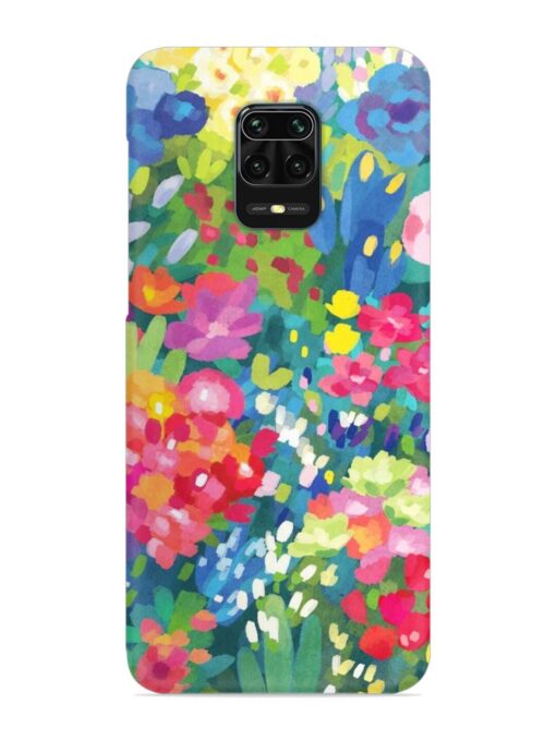 Watercolor Flower Art Snap Case for Xiaomi Redmi Note 10 Lite