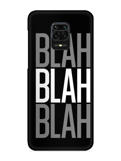 Blah Blah Blah Wallpaper Snap Case for Xiaomi Redmi Note 10 Lite