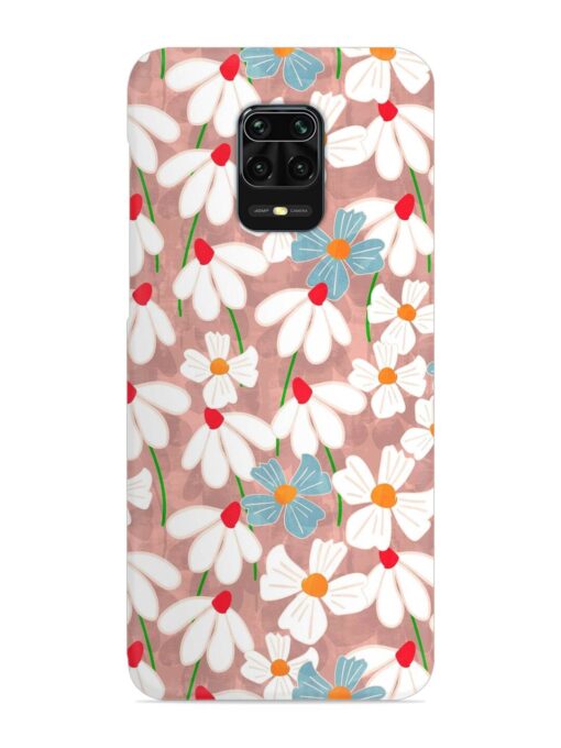 Abstract Petal Flowers Snap Case for Xiaomi Redmi Note 10 Lite