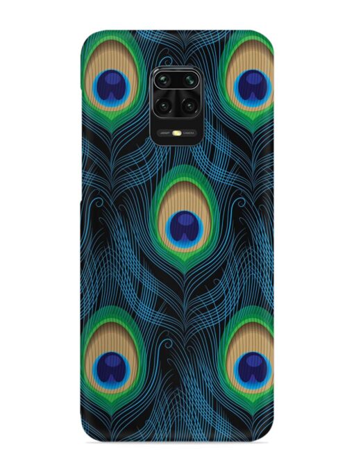 Seamless Pattern Peacock Snap Case for Xiaomi Redmi Note 10 Lite Zapvi