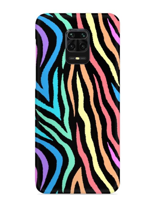 Colorful Abstract Zebra Snap Case for Xiaomi Redmi Note 10 Lite Zapvi