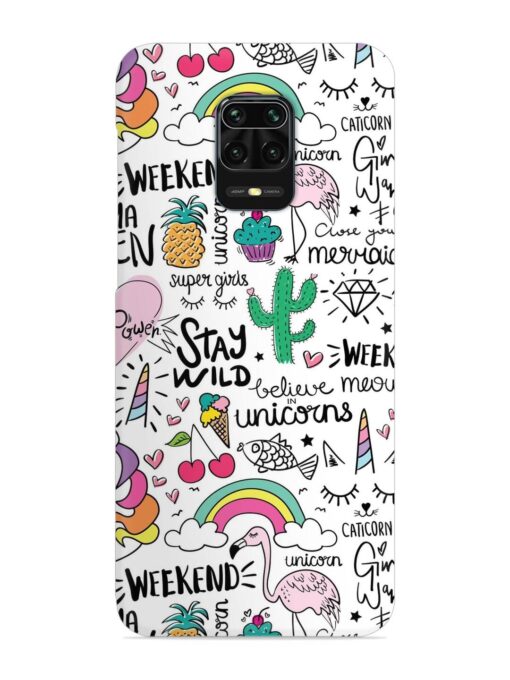 Unicorn Ice Cream Snap Case for Xiaomi Redmi Note 10 Lite