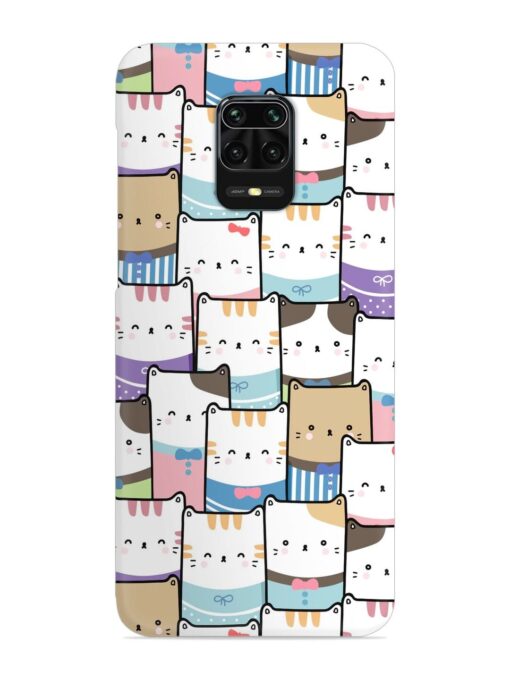 Cute Adorable Cat Snap Case for Xiaomi Redmi Note 10 Lite