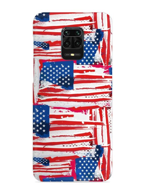 Usa Flag Seamless Snap Case for Xiaomi Redmi Note 10 Lite