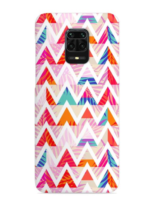 Abstract Triangle Background Snap Case for Xiaomi Redmi Note 10 Lite Zapvi