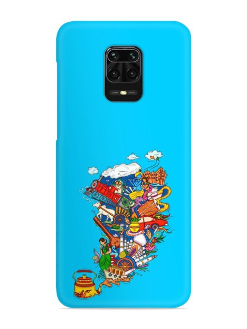 Vector Design Indian Snap Case for Xiaomi Redmi Note 10 Lite