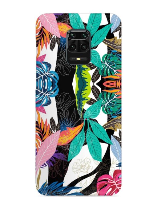 Floral Pattern Bright Snap Case for Xiaomi Redmi Note 10 Lite Zapvi