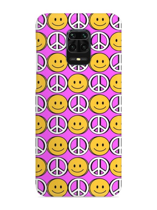 Smiley Face Peace Snap Case for Xiaomi Redmi Note 10 Lite