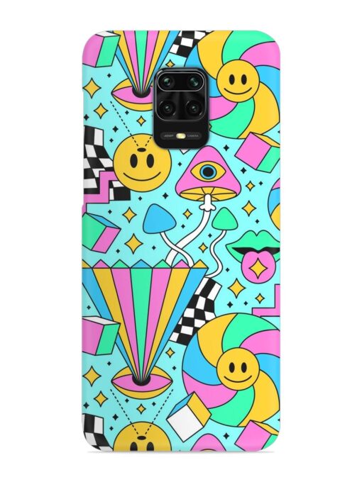 Trippy Rainbow 60S Snap Case for Xiaomi Redmi Note 10 Lite