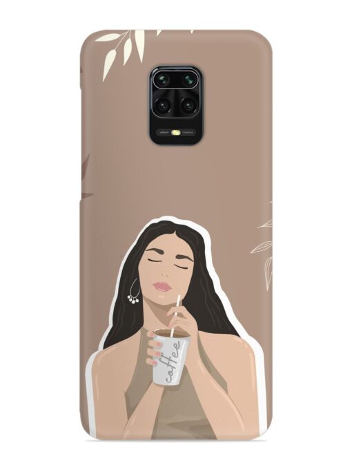 Girl With Coffee Snap Case for Xiaomi Redmi Note 10 Lite Zapvi