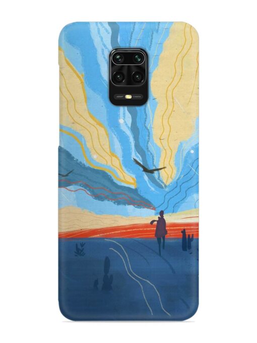 Minimal Abstract Landscape Snap Case for Xiaomi Redmi Note 10 Lite