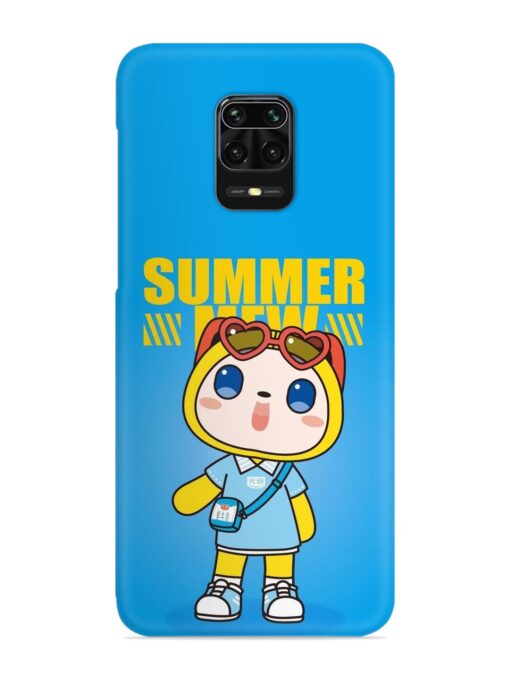 Summer Mew Cartoon Snap Case for Xiaomi Redmi Note 10 Lite Zapvi