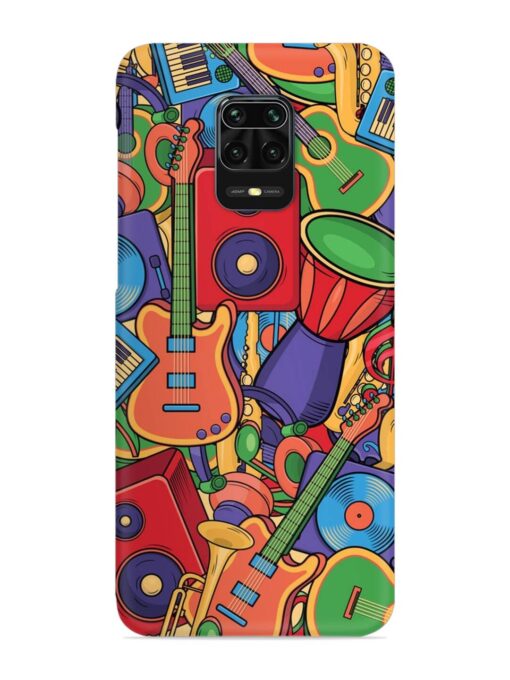 Colorful Music Art Snap Case for Xiaomi Redmi Note 10 Lite Zapvi