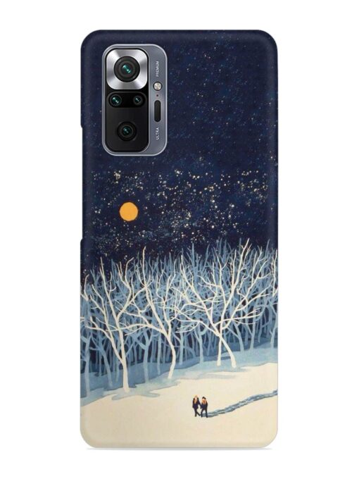 Full Moon Snowshoe Tour Snap Case for Xiaomi Redmi Note 10 Pro Zapvi