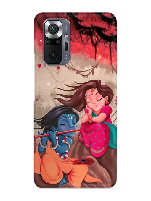 Radhe Krishna Water Art Snap Case for Xiaomi Redmi Note 10 Pro Zapvi