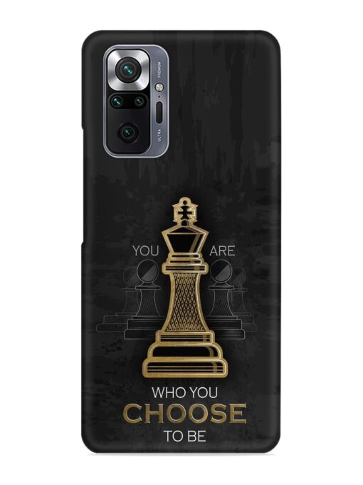 You Are Who Choose To Be Snap Case for Xiaomi Redmi Note 10 Pro Zapvi