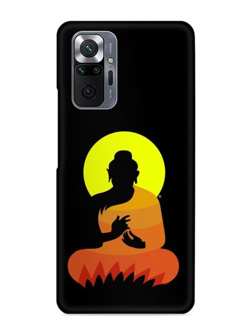 Buddha Art Black Snap Case for Xiaomi Redmi Note 10 Pro Zapvi