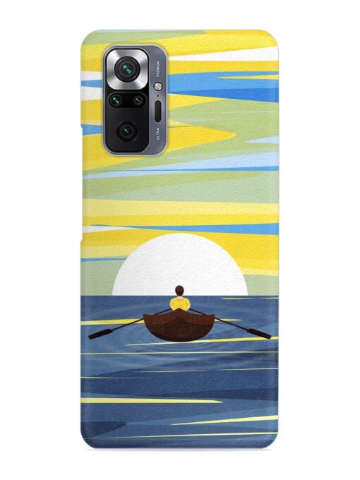 Rowing Person Ferry Paddle Snap Case for Xiaomi Redmi Note 10 Pro Zapvi