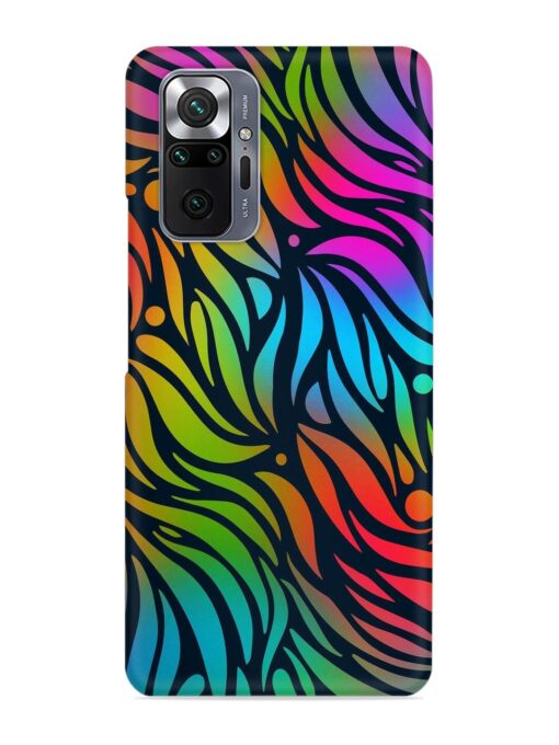 Abstract Leaf Design Snap Case for Xiaomi Redmi Note 10 Pro Zapvi