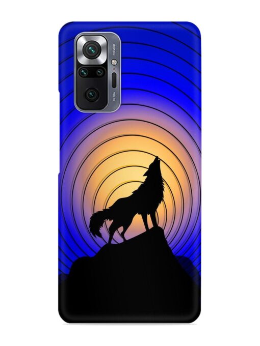 Fox Roaring Design Snap Case for Xiaomi Redmi Note 10 Pro Zapvi