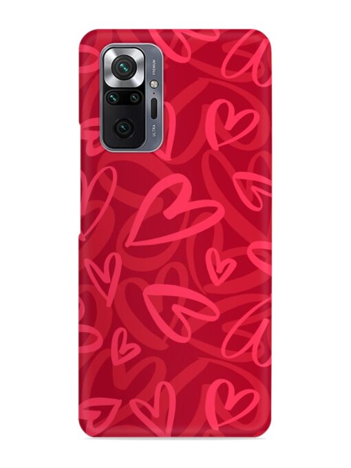 Seamless Romantic Pattern Snap Case for Xiaomi Redmi Note 10 Pro Zapvi