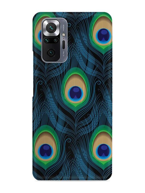 Seamless Pattern Peacock Snap Case for Xiaomi Redmi Note 10 Pro Zapvi