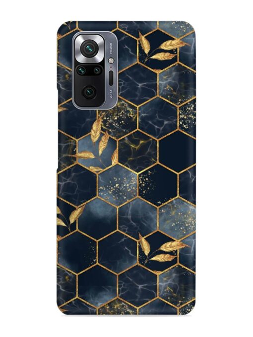 Marble Hexagon Seamless Snap Case for Xiaomi Redmi Note 10 Pro Zapvi