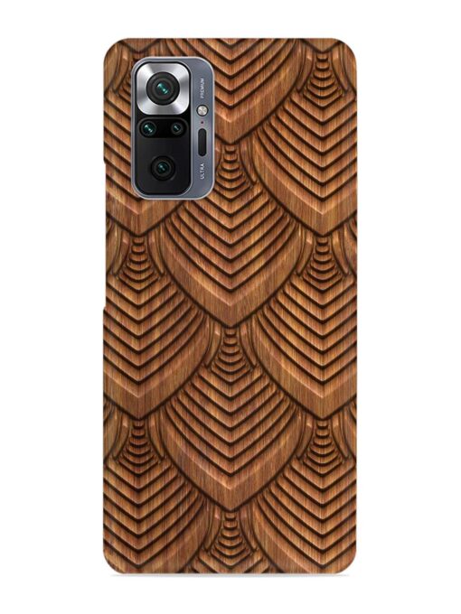 Carved Pattern On Snap Case for Xiaomi Redmi Note 10 Pro Zapvi