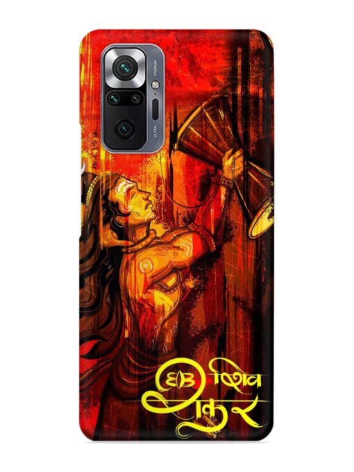 Illustration Lord Shiva Snap Case for Xiaomi Redmi Note 10 Pro Zapvi