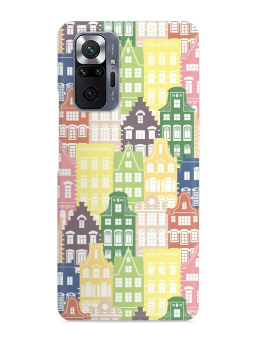 Seamless Shapes Pattern Snap Case for Xiaomi Redmi Note 10 Pro Zapvi