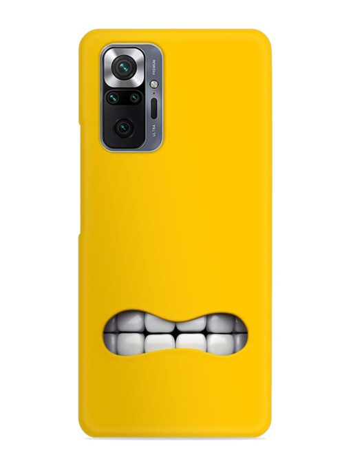 Mouth Character On Snap Case for Xiaomi Redmi Note 10 Pro Zapvi