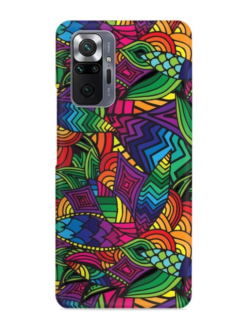 Abstract Multicolor Seamless Snap Case for Xiaomi Redmi Note 10 Pro Zapvi