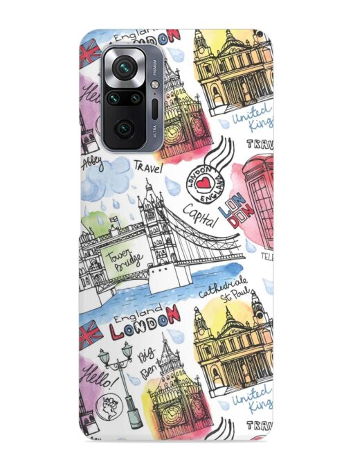 Vector London Landmark Snap Case for Xiaomi Redmi Note 10 Pro Zapvi