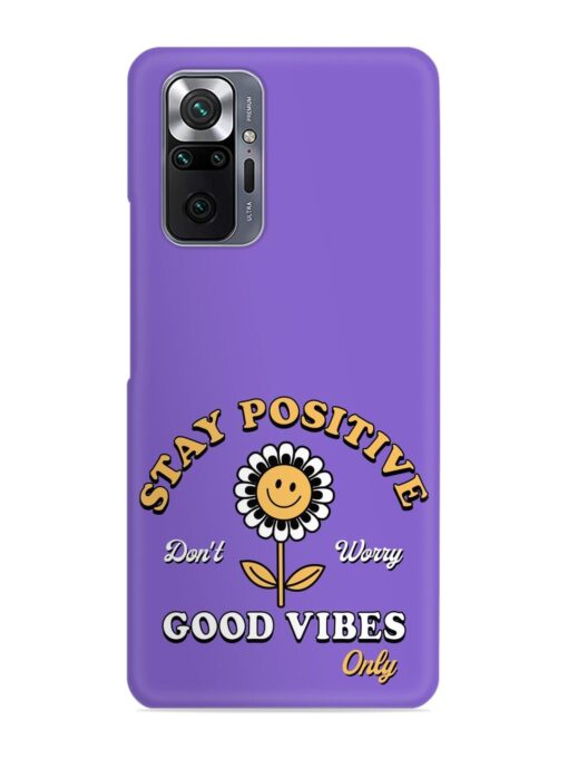 Retro Positive Flower Snap Case for Xiaomi Redmi Note 10 Pro