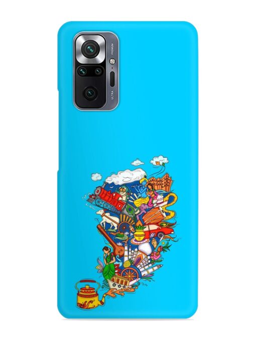 Vector Design Indian Snap Case for Xiaomi Redmi Note 10 Pro