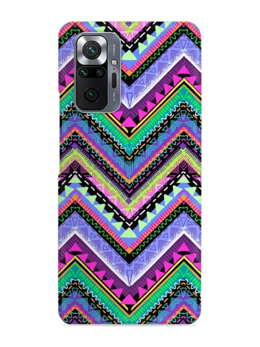 Tribal Aztec Print Snap Case for Xiaomi Redmi Note 10 Pro Zapvi